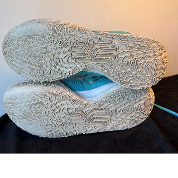 Nike x Kyrie His Legacy Teal Blue & Gold Horus Men's Size 10.5 DA7567-991 - Picture 9 of 12